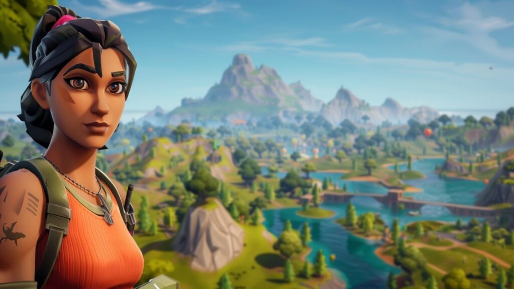 Screenshot of Fortnite gameplay with updated Battle Pass menu and VBucks amounts