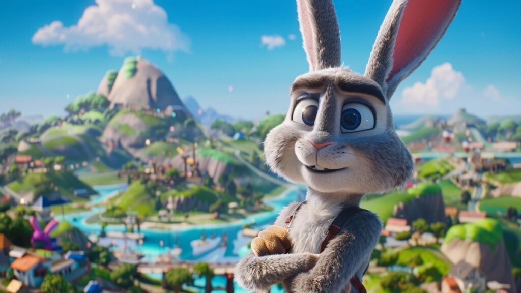 Image of Battle Pass screen displaying Bugs Bunny with animated vibrancy